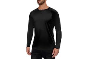 TUREFACE Men's Long Sleeve Sun Protection Shirts UPF 50+ UV Protection Quick Dry Athletic T-Shirt for Hiking Running Surfing