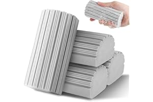 ZHAYAO 4 Pack Damp Clean Duster Sponge, Reusable Sponge Baseboards Cleaner Brush, Duster for Cleaning Blinds, Vents, Glass, Railings, Mirrors,Window Track Grooves and Faucets