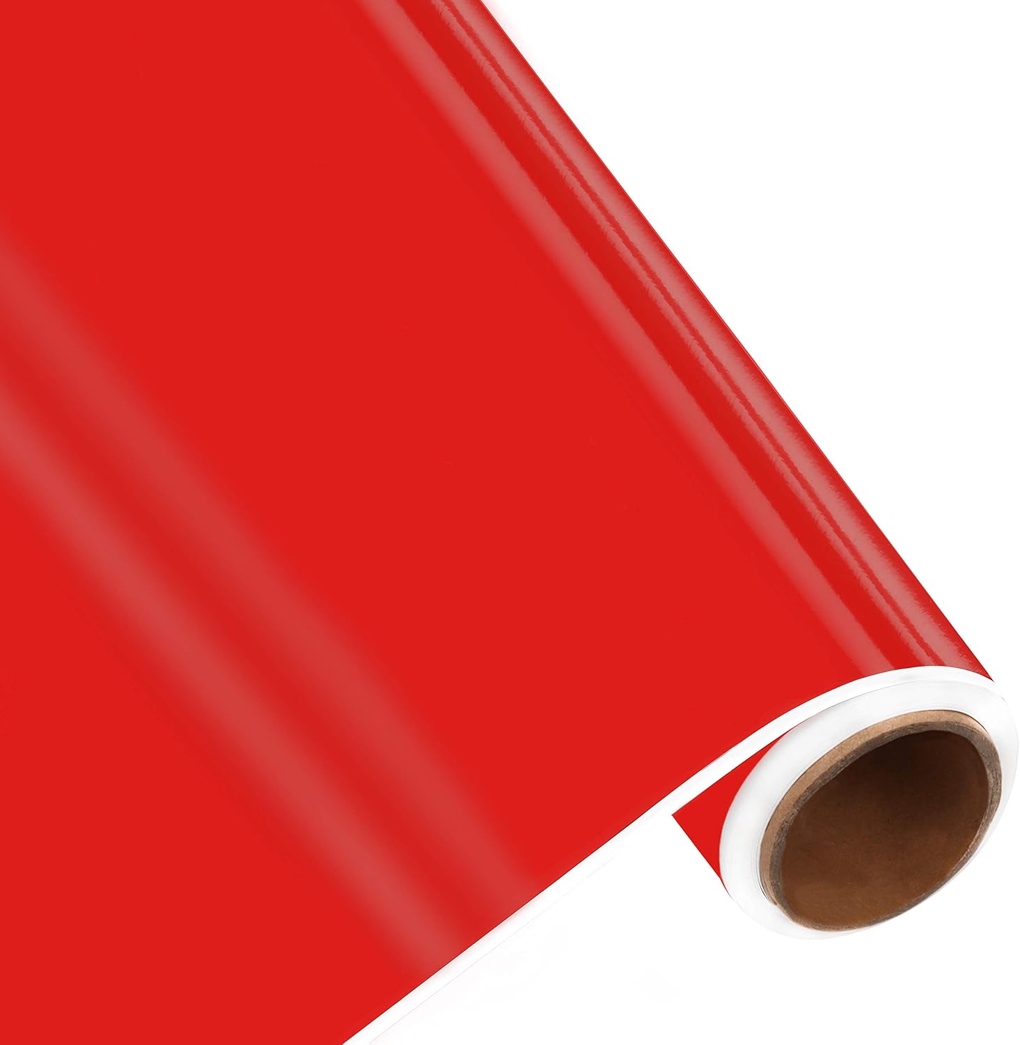 BELLE VOUS Red Self Adhesive Vinyl Roll, 30cm x 3 m / 12 inches x 10 feet