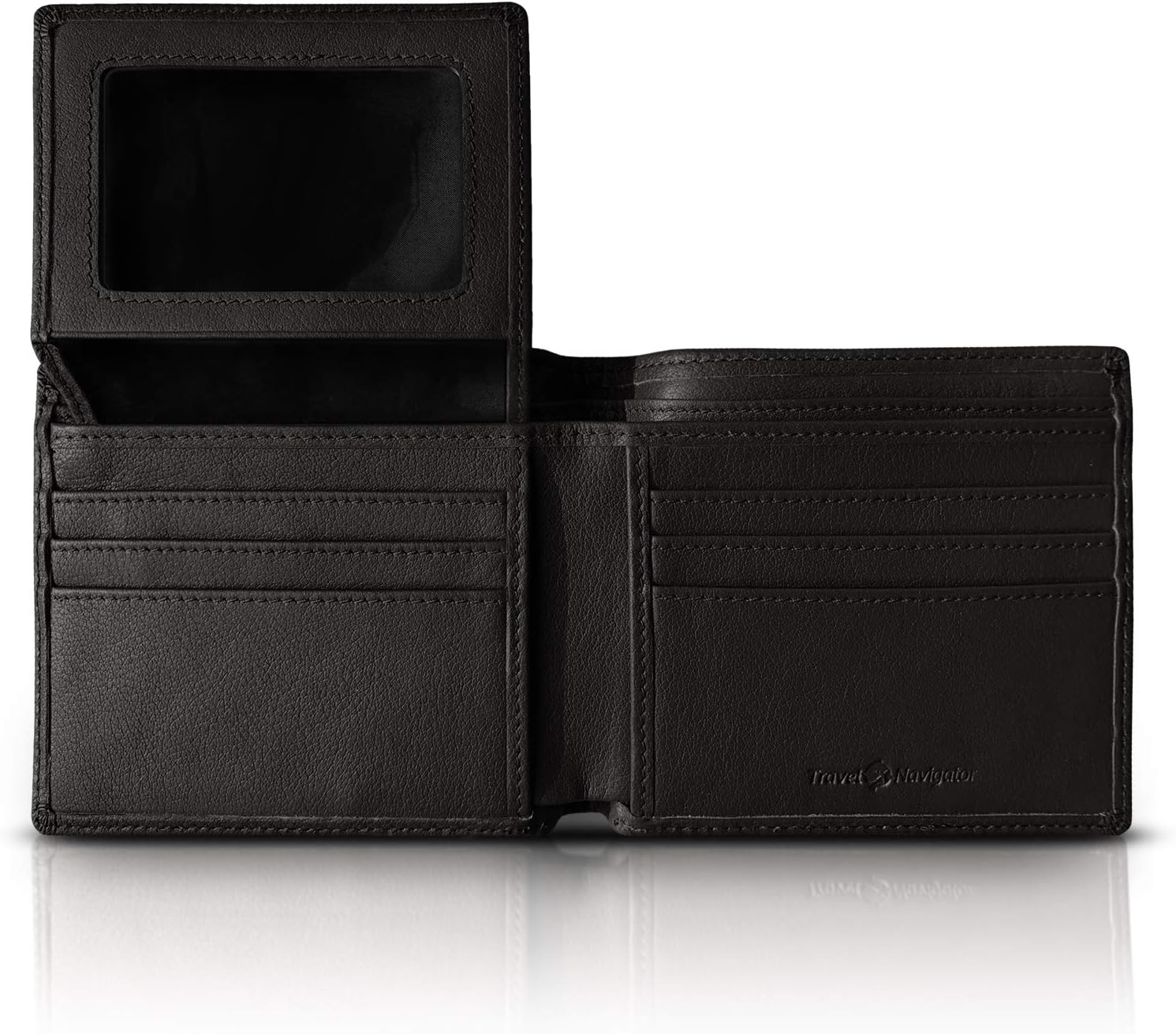 RFID Blocking Leather Wallets For Men, Black or Brown