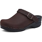 Dansko Ingrid Sling Back Mule Clog for Women - Anti-Fatigue Rocker Bottom Promotes Forward Foot Motion - Premium Leather Uppers for Long-Lasting Wear