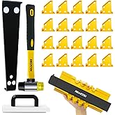 Laminate Flooring Tools, NAACOO LVP Installation Kit, Professional Vinyl Flooring Tools - Tapping Block with Handle, 10” Cont