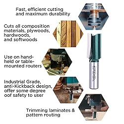 MNA 23/32" (Dia.) Double Flute Straight Bit with