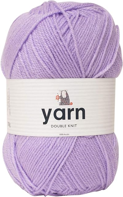 KORBOND DK Lilac Yarn 100g Acrylic Wool 290m Double Knit Crochet