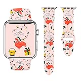 Christmas Pink Flamingo Fashion Sport Watch Band
