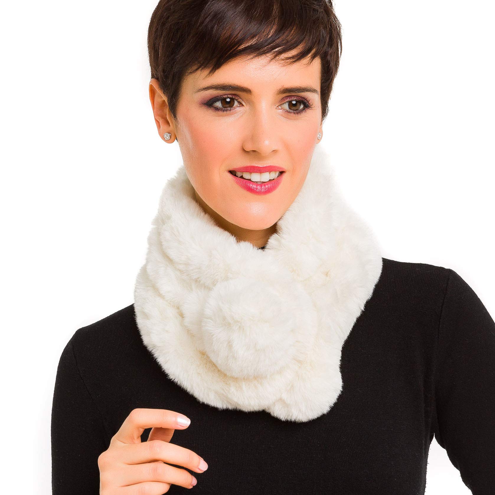 Fur Collar Scarf for Women Faux Fur Scarves Neck Shrug for Winter Coat Dress Fur Collar Scarf for Women Faux Fur Scarves Neck Shrug for Winter Coat Dress