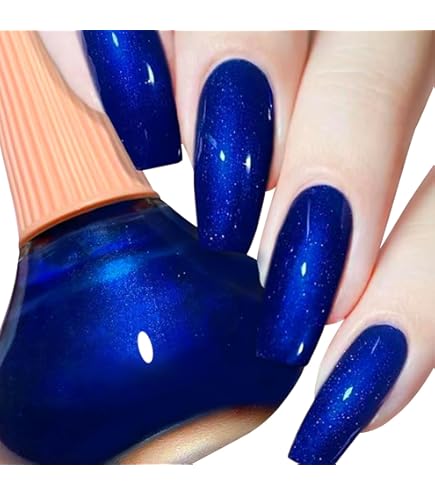 Amazon.com : KLEANCOLOR Nail Lacquer-KCNP48-165 Metallic Sapphire
