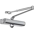 Dynasty Door Closer Adjustable Spring Size 3-6 Hydraulic Automatic Door Closer Series 1636 Sprayed Aluminum