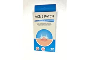Hydrocolloid Acne Patches, 72 Count â€“ Invisible & Waterproof Pimple Patches with Strong Adhesion, Gentle on Skin â€“ for Whiteheads & Blemishes | GXZ Health