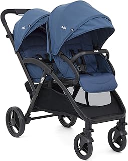 Joie Evalite Duo Geschwisterwagen inkl. Regenverdeck Deep Sea S1424ABDSE000
