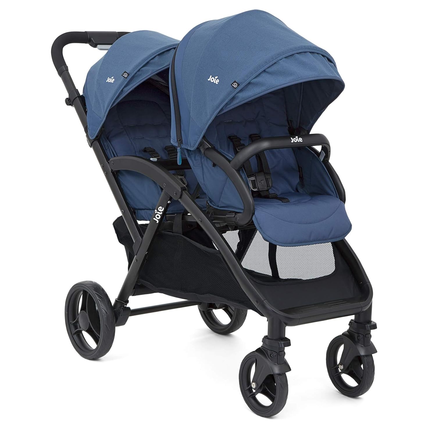 Joie Evalite Duo Geschwisterwagen inkl. Regenverdeck Deep Sea S1424ABDSE000