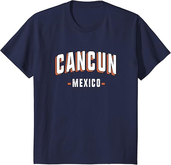 Amazon.com: Cancun Mexico Vacation T-Shirt Orange: Clothing