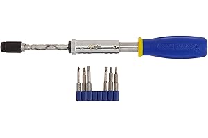 Eazy Power Eazypower 81966 9.5-Inch-12-Inch Push Pull Click Click Screwdriver/Drill Kit 1/4-Inch Hex with One-Inch Insert Bits