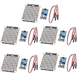 HiLetgo 5個セット LM393 雨滴センサー 天気モニターセンサー ニッケル プレート3.3-5V [並行輸入品]