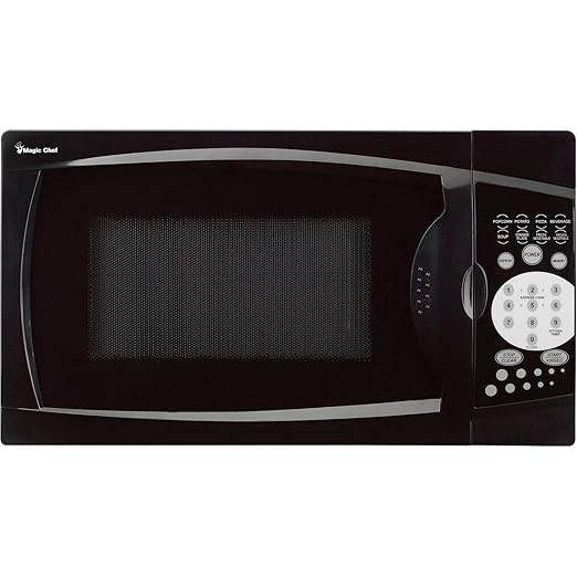 Magic Chef MCM770B 0.7 Cu. Ft. 1000W Black Countertop Microwave Oven. 7