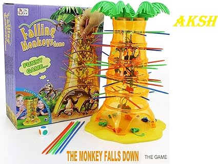 AKSH Falling Monkey Toy Game