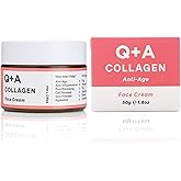 Q+A Collagen Face Cream (50g), Natural Skincare Anti-Ageing Face Care with plant-powered Collagen, Shea Butter and Magnesium, Hydrating and Firming Day Cream