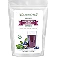 Organic Blueberry Juice Powder - Superfood Berry Antioxidant Supplement - Mix In Drinks, Shakes, Smoothies, Muffins, Cooking, & Baking Recipes - Non GMO, Gluten Free, Vegan, Kosher - 1 lb