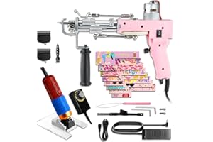 Tufting Gun Starter Kit with Carpet Trimmer - artufting 2 in 1 Cut Pile & Loop Pile Rug Tufting Gun - Easy-to-Use Rug Making Kit - Ideal for Craft Devotees, Crafting Studios & Social Media Creators