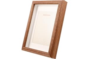 PACKOVE Race Medal Display Wood Holder with Photo Frame 7-inch Single Slot for Marathon Badge and Award