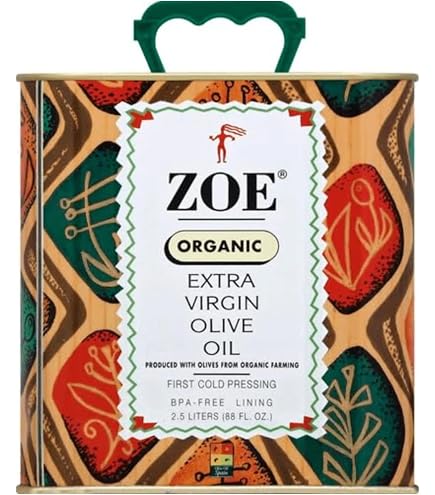 Amazon.com : ZOE Extra Virgin Olive Oil, 1-Liter Tins (Pack of 2