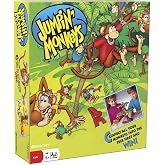 Pressman Jumpin' Monkeys: Catapult Your Monkeys Into The Tree to Win, Multi, 5"