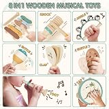 Lehoo Castle Wooden Musical Instruments Toy Set 9 Pieces Montessori view 2