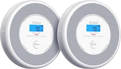 X-Sense XP0A-SR 2-Pack Smoke and Carbon Monoxide Alarm English Voice Alerts