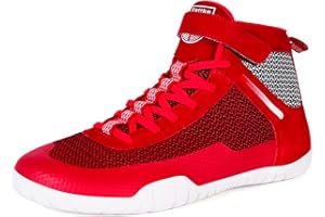 SISTTKE Wrestling Shoes Men Boxing Shoe Fitness Sneakers Zero Drop Sole