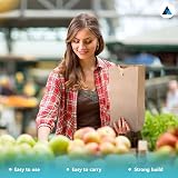 Nationwide Paper 100 Eco-friendly X-Large Kraft Paper Lunch Bags 31.4x16x44cm view 3