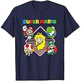 Super Mario Bros Vintage Princess Peach & Friends T-Shirt