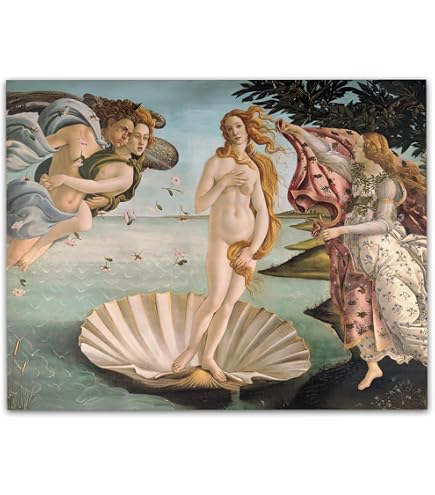 Amazon.com: HUNTINGTON GRAPHICS Birth of Venus by Sandro