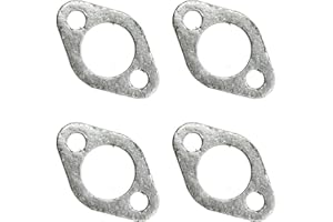 hoylty Exhaust Gasket 485-904 Compatible with Tecumseh 35865, Replaces Numbers M152710, M45347, 1-2422, 7012422, 7012422YP, 27930A, 33670A, (4 Pack)