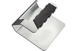 Breeo Griddle Press, 2.6 lbs - Heavy-Duty, Stainless Steel, USA Made - Smash Burgers, Patty, Steak, Sandwiches - Flat Top Grilling, Grill & Hamburger Press - Smash, Sear, Sizzle - Griddle Accessories