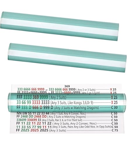 Amazon.com: Mahjong Magnified Line Reader, Magnified Finder for