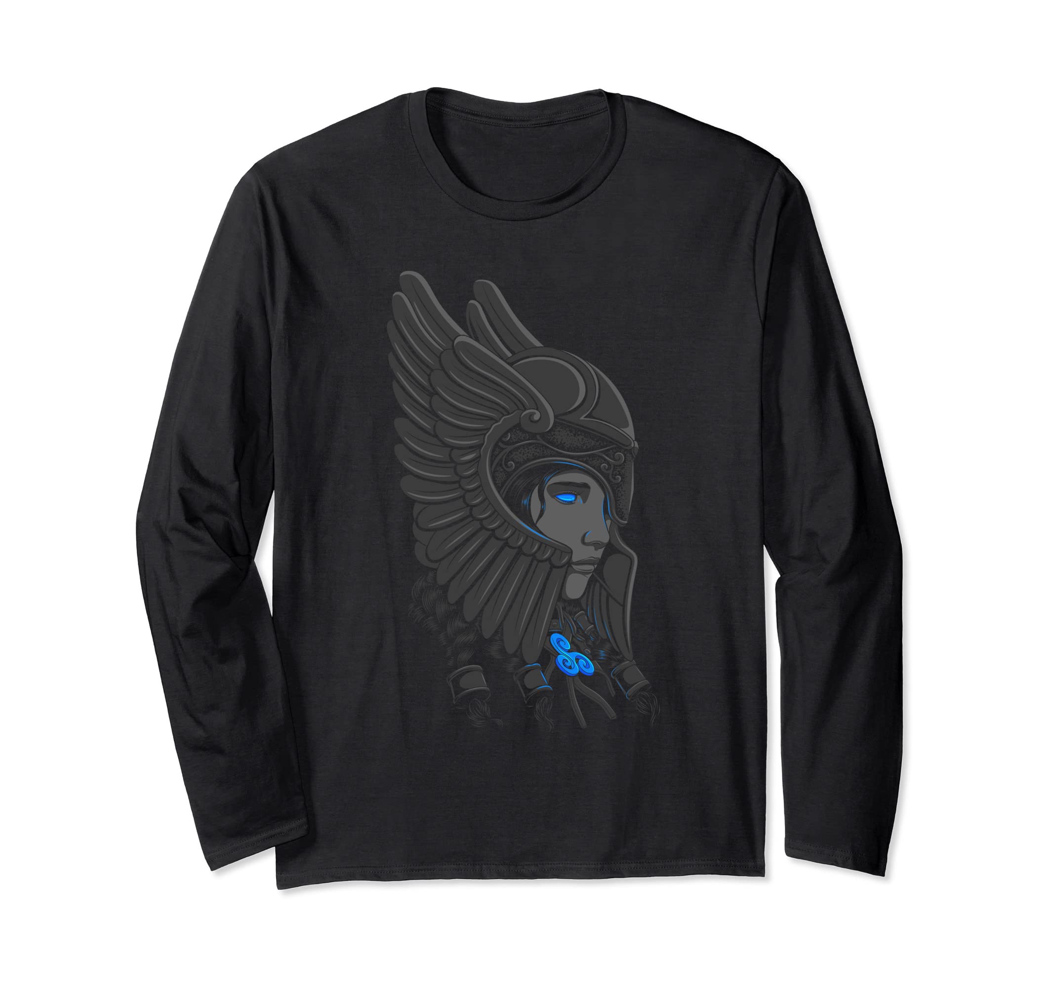 Valkyrie Queen - Norse Mythology - Chooser Of The Slain Long Sleeve T-Shirt
