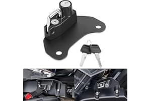 GUAIMI Motorcycle Helmet Lock Anti-Theft Helmet Security Lock with Keys for Indian Scout/Sixty 2015-2018-Black
