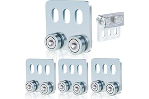 4 Wheel Trolley Replacement for Unistrut Trolley, Heavy Duty 1 5/8 Strut Channel Trolleys Fit for 1-5/8" Strut Channel, Troll