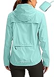 Bikewa Women's Cycling Rain Jackets Waterproof