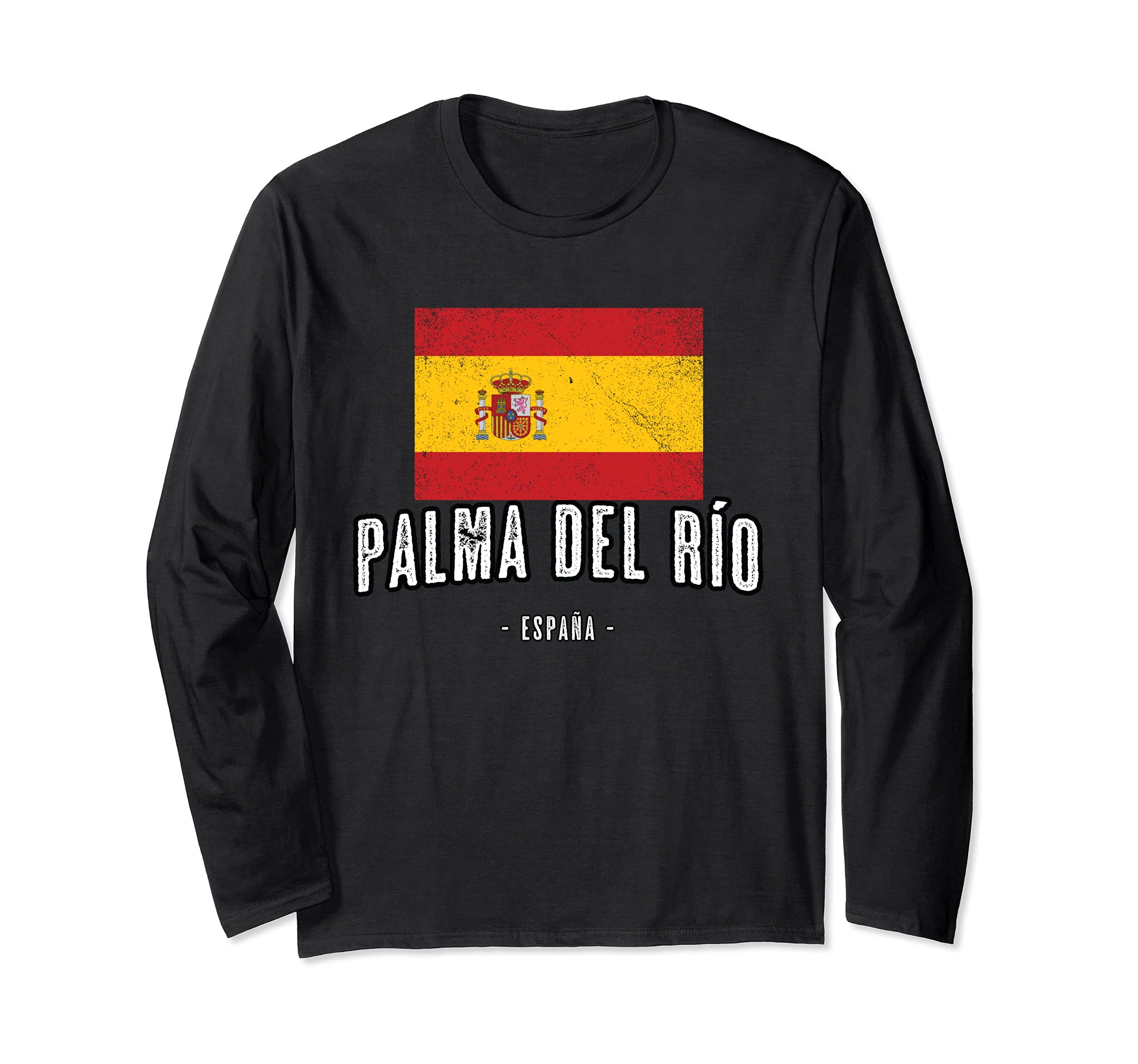 Palma del Río Spain | ES Flag, City - Bandera Ropa - Long Sleeve T-Shirt