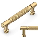 Amerdeco 10 Pack Champagne Bronze knurled Cabinet