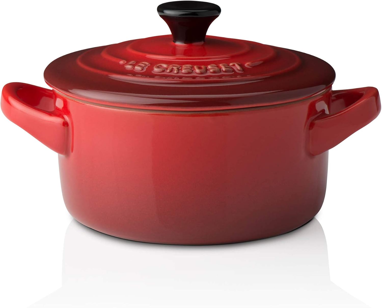 LE CREUSET Stoneware Petite Round Casserole, Cerise, 250 ml, 71901100600100, 200 ml