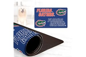 SHOPINSTAPETS Florida Gators Officially Licensed Food and Water Mat for Dogs and Cats | 18" x 29" | Non-Slip | Water-Proof