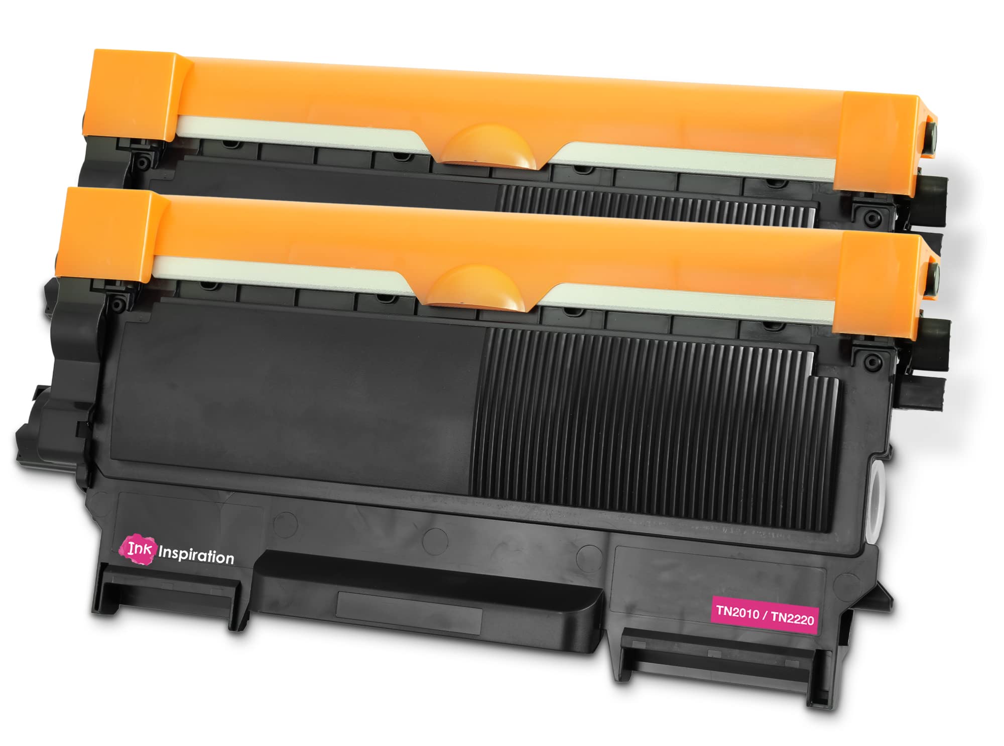 Ink Inspiration TN2220 Compatible with HL-2250DN Black Toner Cartridge Replacement for TN-2220 TN2010 for Brother DCP-7055 FAX-2840 HL-2130 HL-2135W HL-2270DW MFC-7360N MFC-7460DN | 2-Pack