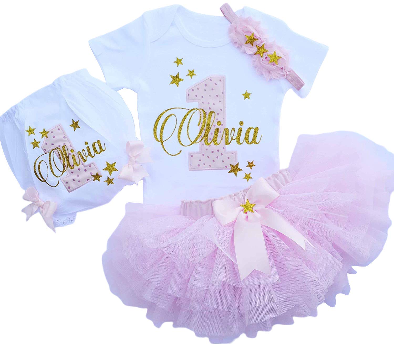 personalized first birthday outfits girl