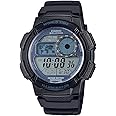Casio Men's Quartz Watch with Resin Strap, Black, 19.4 (Model: AE-1000W-2A2VCF)