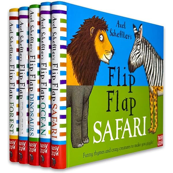 Axel Scheffler's Complete Flip Flap Series 8 Books Collection Set