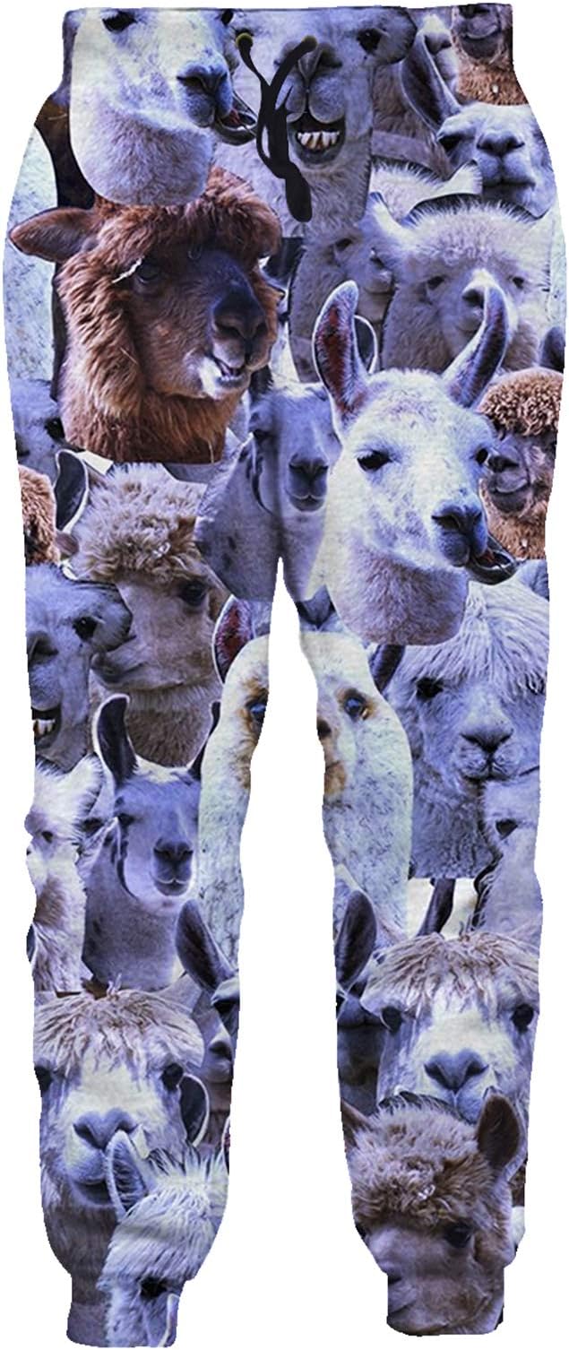 Unisex Novelty 3D Graphic Jogger Pants Sport Active Cool Trousers Baggy Casual Sweatpants S-XXL
