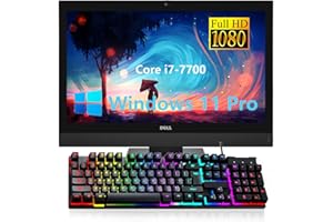 Dell Optiplex 7450 All in One Desktop Computer, 23.8" FHD(1920x1080), Core i7-7700 3.6GHz Up to 4.2Ghz, 8GB RAM, 256GB SSD, H