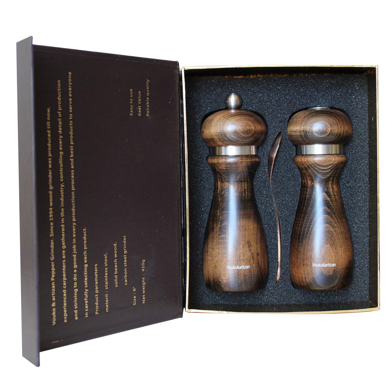 Best Salt And Pepper Grinder Wooden